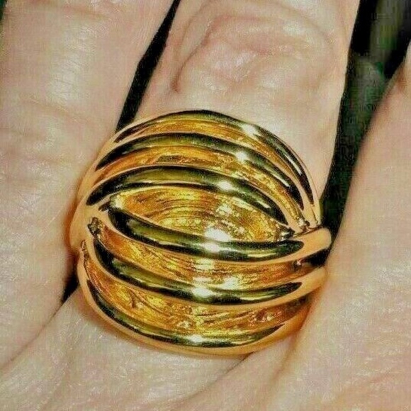Woven Knot Ring Size 5 Women's Jewelry Vintage - Picture 3 of 9